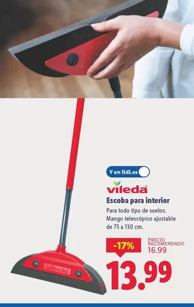 Vileda - Escoba Para Interior