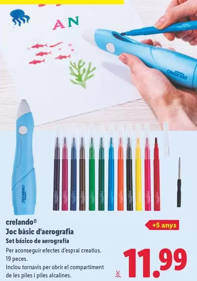 Crelando - Set Básico De Aerografía