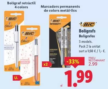 BIC - Bolligrafos