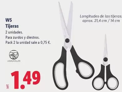 W5 -  Tijeras