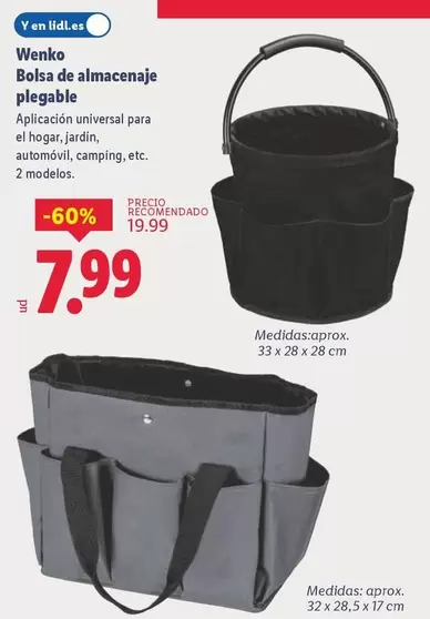 Wenko - Bolsa De Almacenaje Plegable