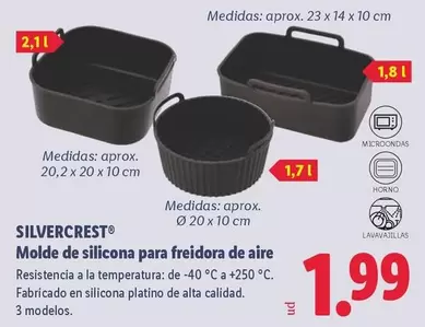 SilverCrest - Molde De Silicona Para Freidora De Aire