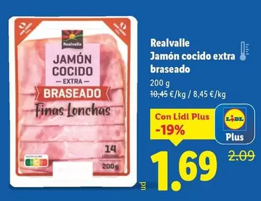 Realvalle - Jamon Cocido Extra Braseado