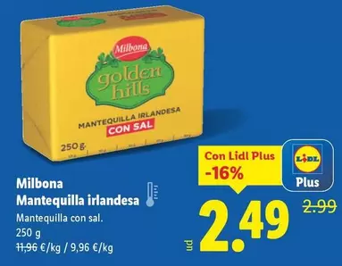 Milbona - Mantequilla Irlandesa