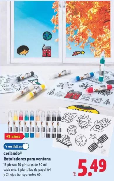 Crelando - Rotuladores Para Ventana