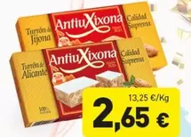 Antiu Xixona - Turrones Alicante