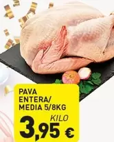 Pava Entera/ Media 5/8kg