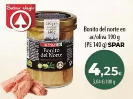 Spar - Bonito Del Norte En Ac/oliva