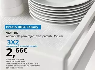 Variera Alfombrilla Para Cajon, Transparente