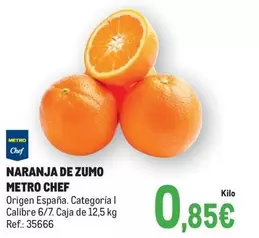 chef select - Naranja De Zumo