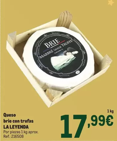 Leyenda - Queso Brie Con Trufas