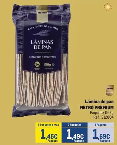 Premium - Lamina De Pan