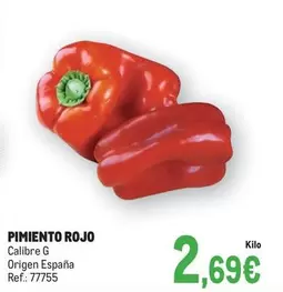 origen - Pimiento Rojo