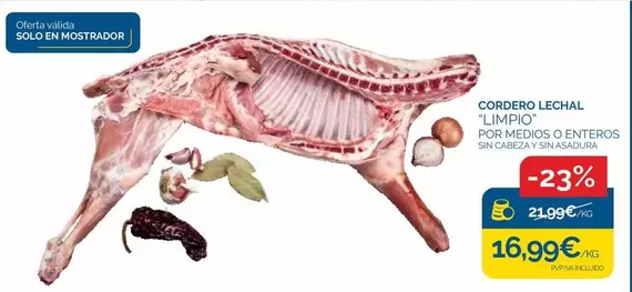 Solo - Cordero Lechal Limpio Por Medios O Enteros