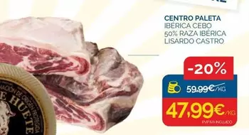 origen - Centro Paleta Iberica Cebo 50% Raza Iberica Lisardo Castro