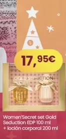 Gold - Women'secret Set Seduction Edp 100 Ml + Loción Corporal 200 Ml