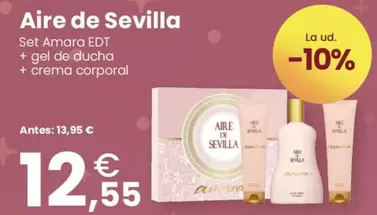 Aire de Sevilla - Set Amara Edt + Gel De Ducha + Crema Corporal