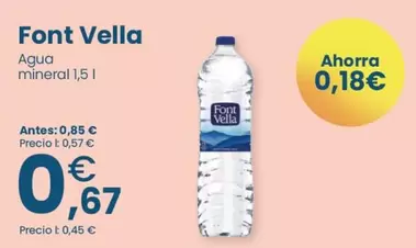 Font Vella - Agua Mineral