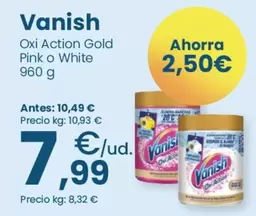 Vanish - Oxi Action Gold Pink O White