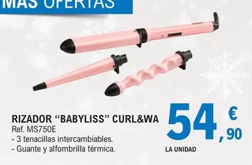 Babyliss - rizador burl&wa