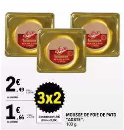 Aoste - Mousse De Foie De Pato
