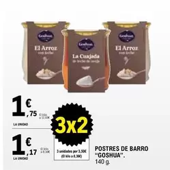 Goshua - Postres De Barro