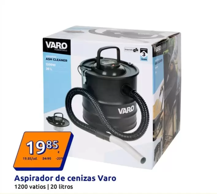 Varo - Aspirador De Cenizas