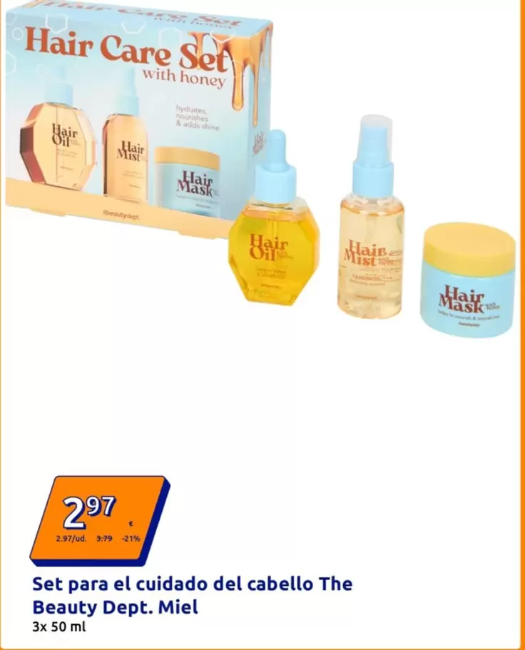 The Beauty Dept. Miel - Set Para El Cuidado Del Cabello