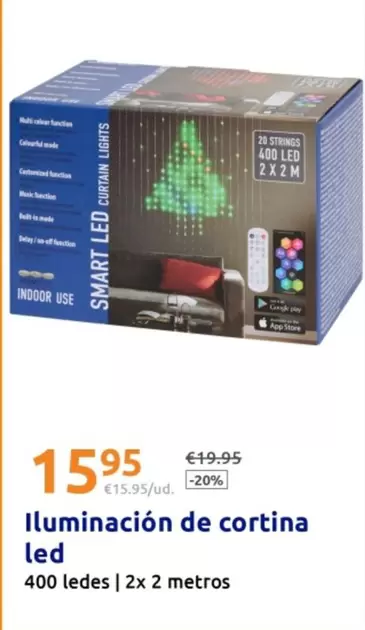 Iluminación De Cortina Led