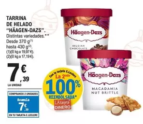 Häagen-Dazs - Tarrina De Helado