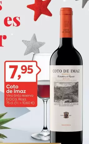 Coto de Imaz - Vino Tinto Reserva D.o.ca. Rioja