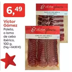 Paleta O Lomo De Cebo Iberico