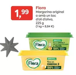Flora - Margarina Original O Amb Un Toc D'oli D'oliva