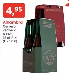 Alhambra - Cervesa Vermella O 1925