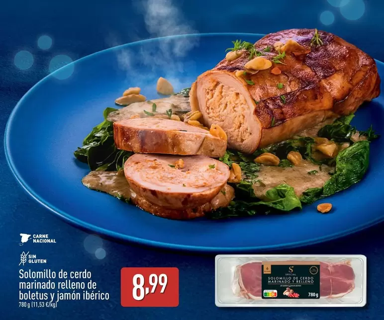 Special - Solomillo De Cerdo Marinado Relleno De Boletus Y Jamón Ibérico 