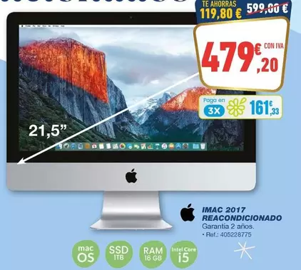 Apple - Imac 2017 Reacondicionado