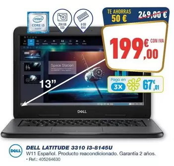 Dell -  Latitude 3310 I3-8145U