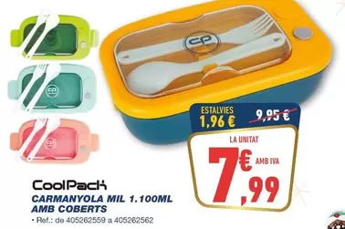 Coolpack - Carmanyola Mil 1.100ml Amb Coberts