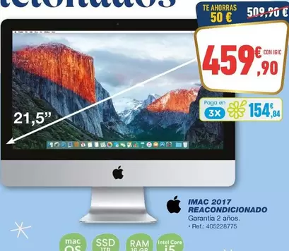 Apple - Imac 2017 Reacondicionado