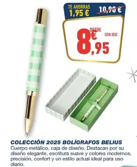 Belius - Coleccion 2025 Bolígrafos