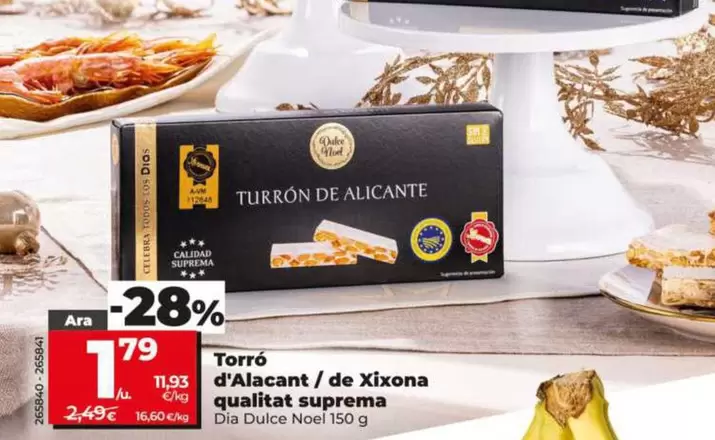 Dia Dulce Noel - Turrón De Alicante/De Jiona Calidad Suprema