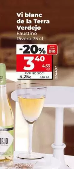 Faustino Rivero - Vino Blanco De La Tierra Verdejo