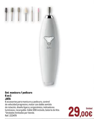 Jata - Set Manicura / Pedicura 6 En 1