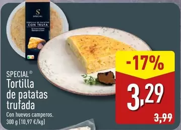 Special - Tortilla De Patatas Trufada