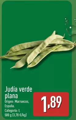 Judía Verde Plana
