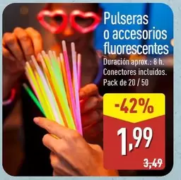 Pulseras O Accesorios Fluorescentes