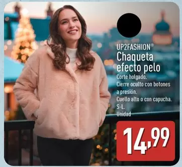 Up2fashion - Chaqueta Efecto Pelo