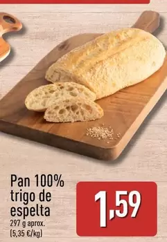 Pan 100% Trigo De Espelta