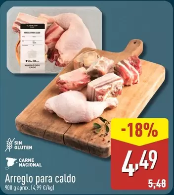 Arreglo Para Caldo