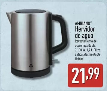 Ambiano - Hervidor De Agua